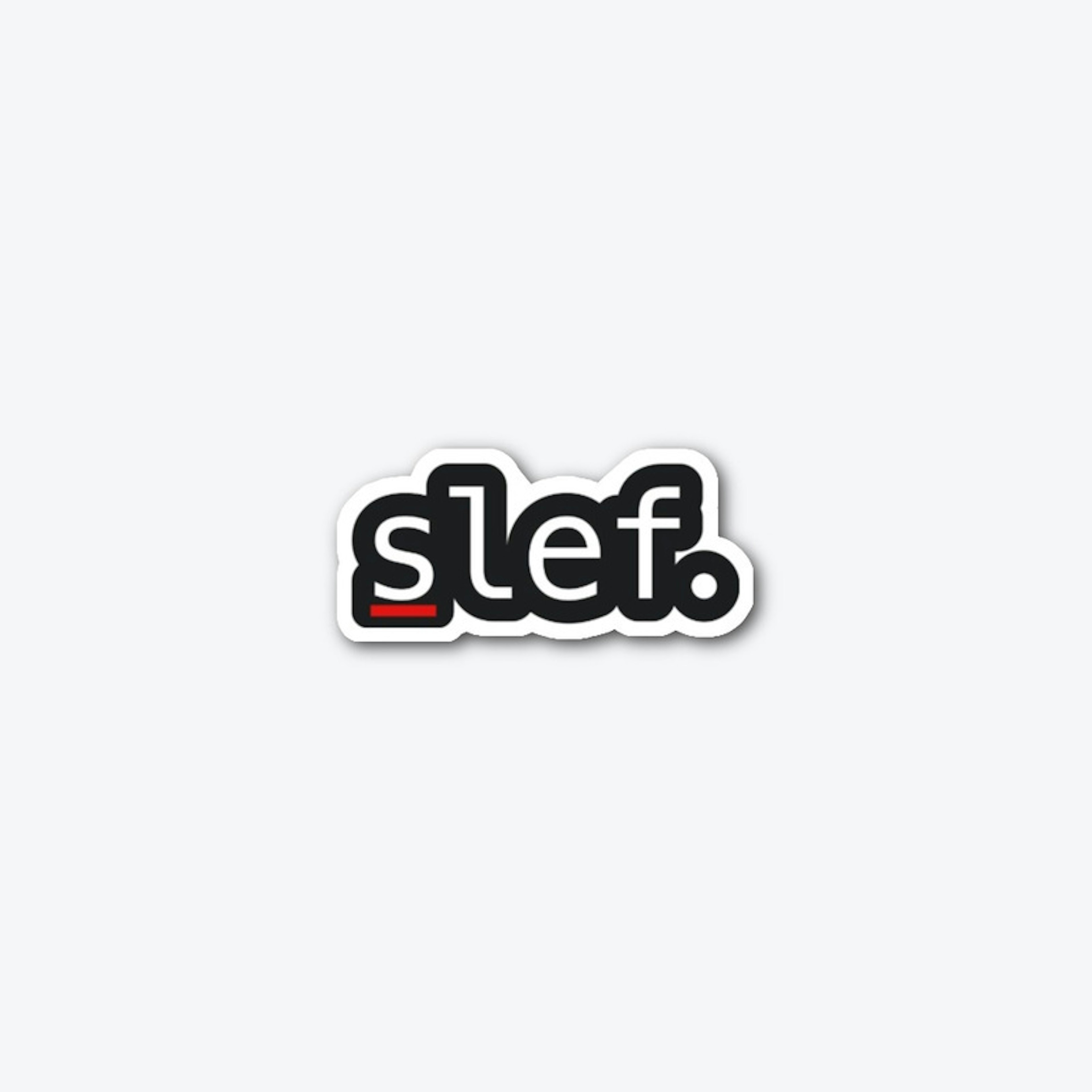 Die-cut Logo Sticker - Dark Mode, Small